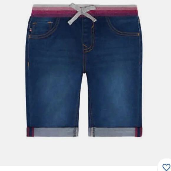 Vigoss youth Jean Bermuda shorts XSmall Small Medium Large Glitter waist - Picture 2 of 10